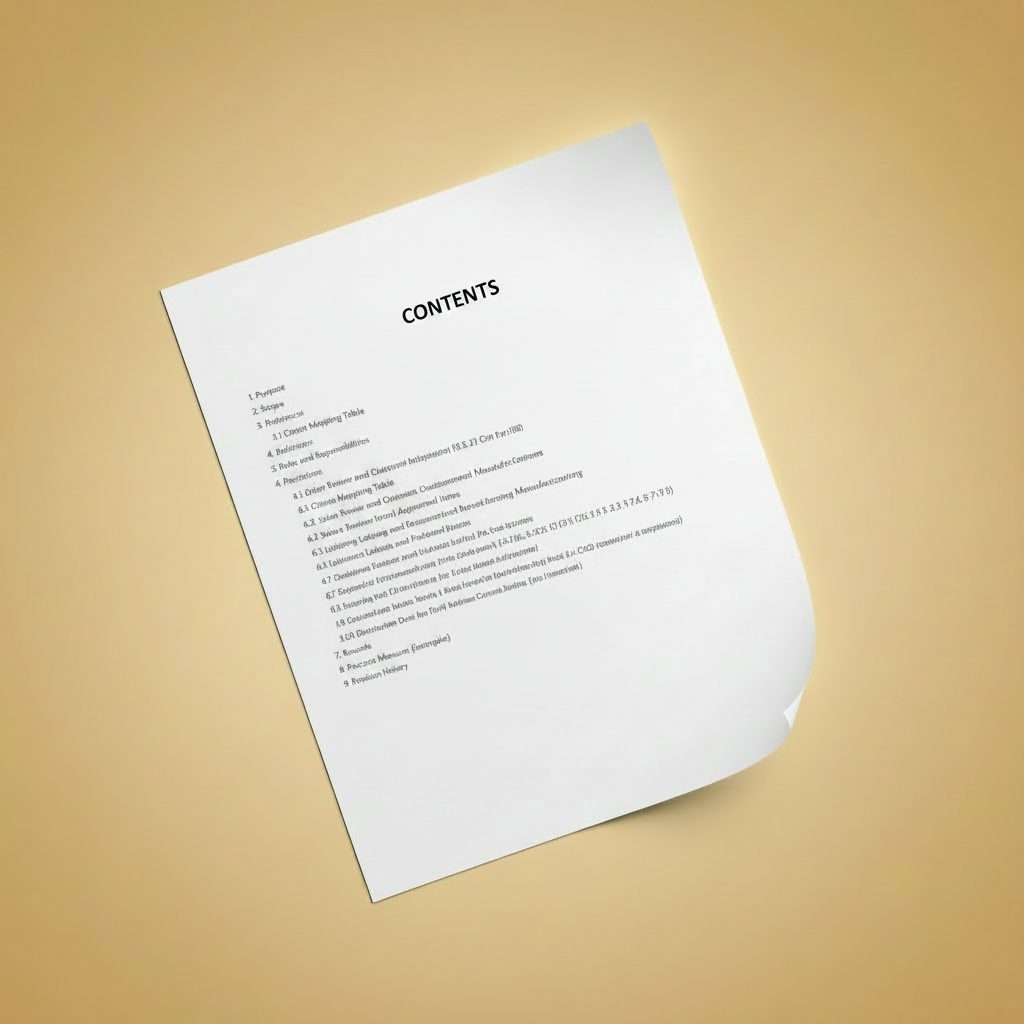 Medical Device Customer Orders and Distribution Procedure Template – QMSR Compatible